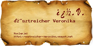 Ösztreicher Veronika névjegykártya
